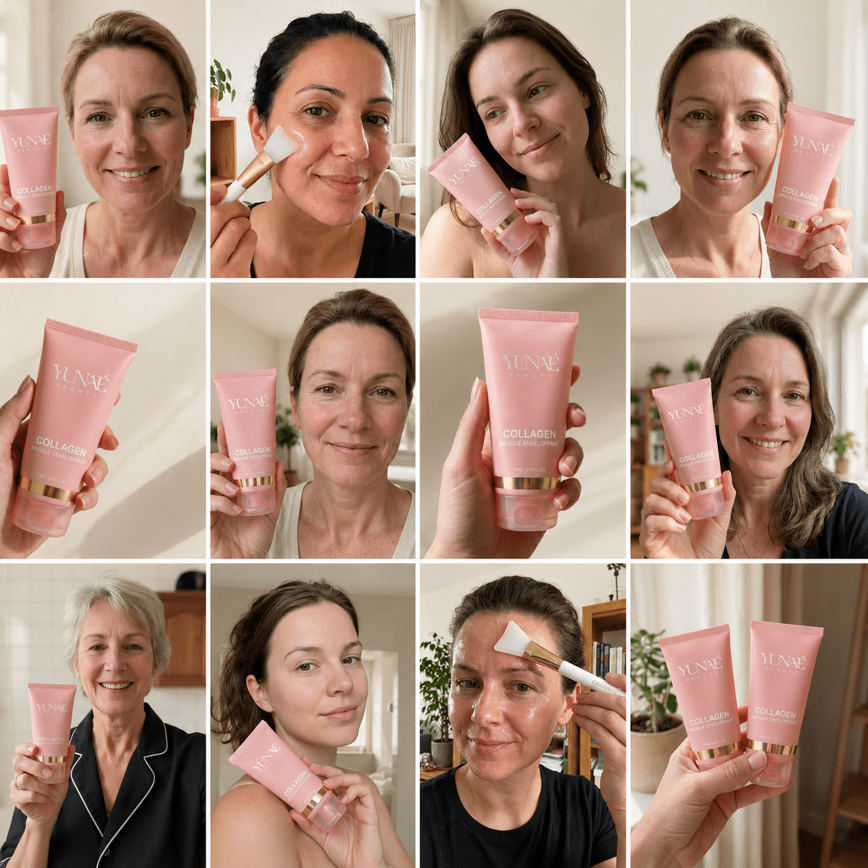 Masque au Bio-Collagène + Pinceau - Yunae Beauty CH