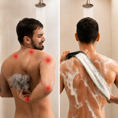 Serviette de Douche Exfoliante Antibactérienne Yunaé