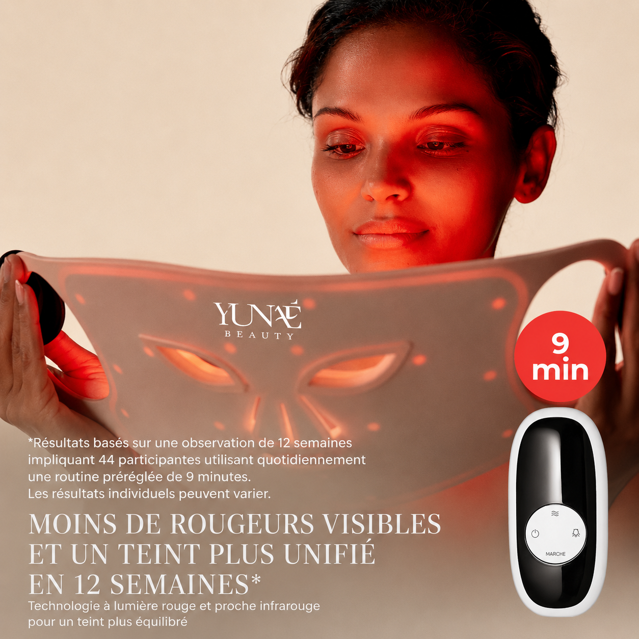Masque thérapie LED