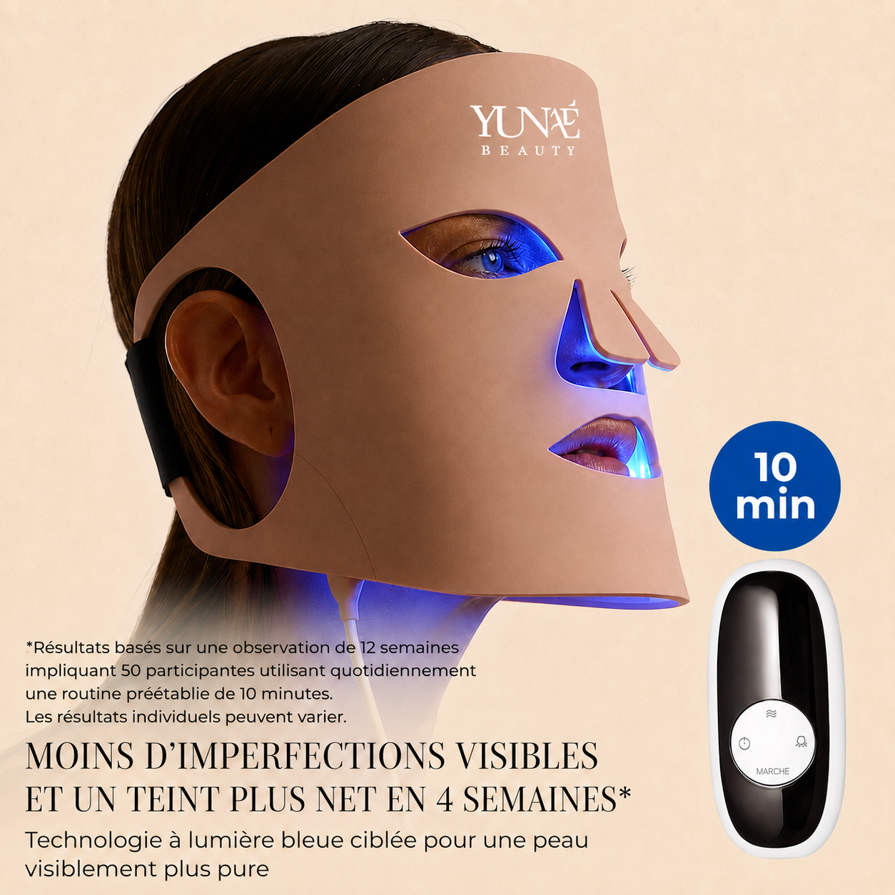 Masque thérapie LED