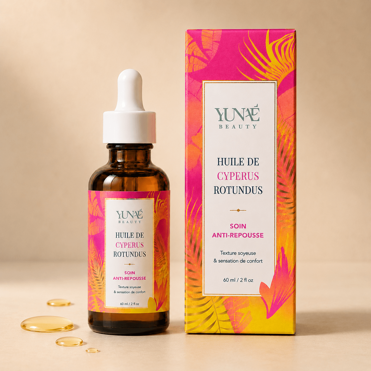 Huile de Cyperus Rotundus — Soin Anti-Repousse - Yunae Beauty CH