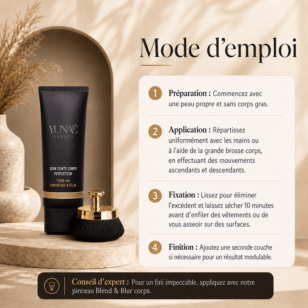 Le Perfecteur - Soin teinté corps - Yunae Beauty CH