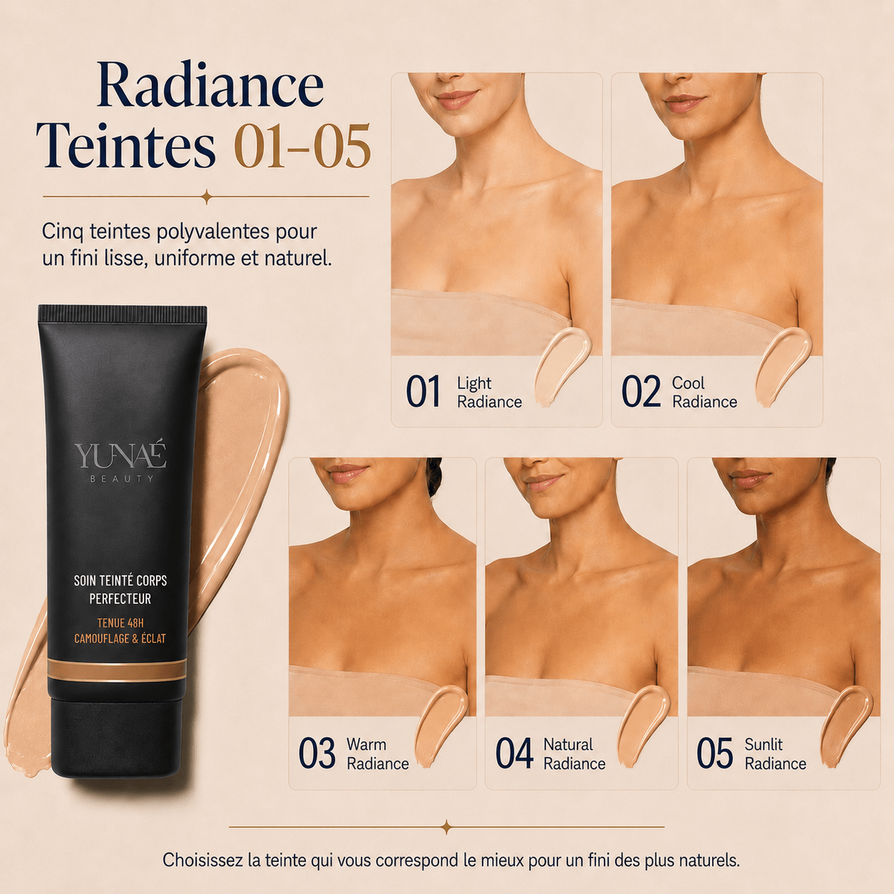 Le Perfecteur - Soin teinté corps - Yunae Beauty CH