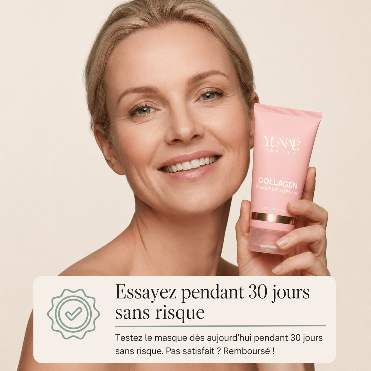 Masque au Bio-Collagène + Pinceau - Yunae Beauty CH