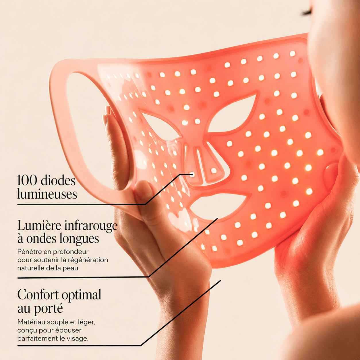 Masque thérapie LED - Yunae Beauty CH