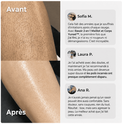 Rasoir 2 en 1 Maillot et Corps Yunaé™ - Yunae Beauty CH