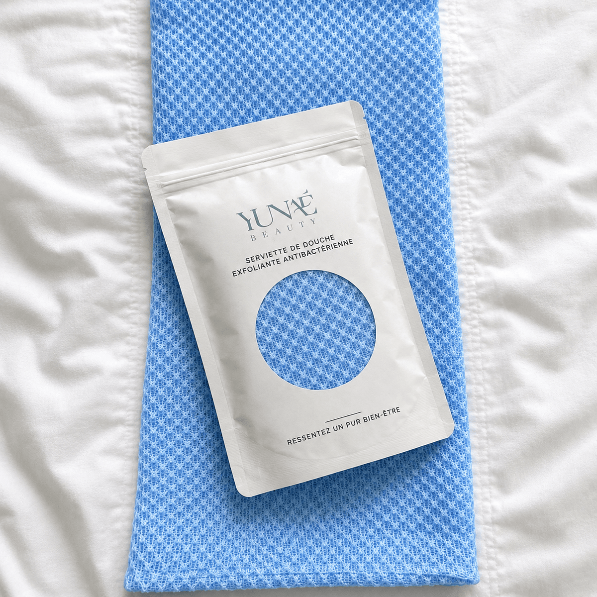Serviette de Douche Exfoliante Antibactérienne Yunaé - Yunae Beauty CH