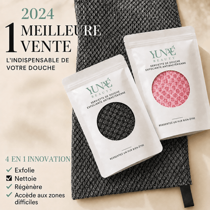 Serviette de Douche Exfoliante Antibactérienne Yunaé - Yunae Beauty CH