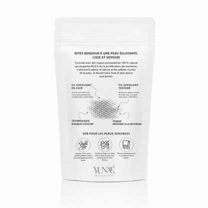 Serviette de Douche Exfoliante Antibactérienne Yunaé - Yunae Beauty CH