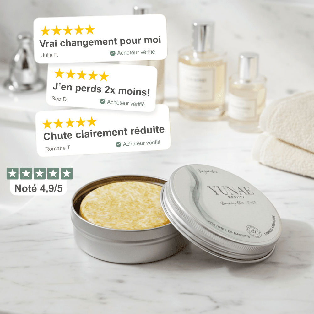 Shampoing Solide Anti - Chute — Élixir Concentré - Yunae Beauty CH