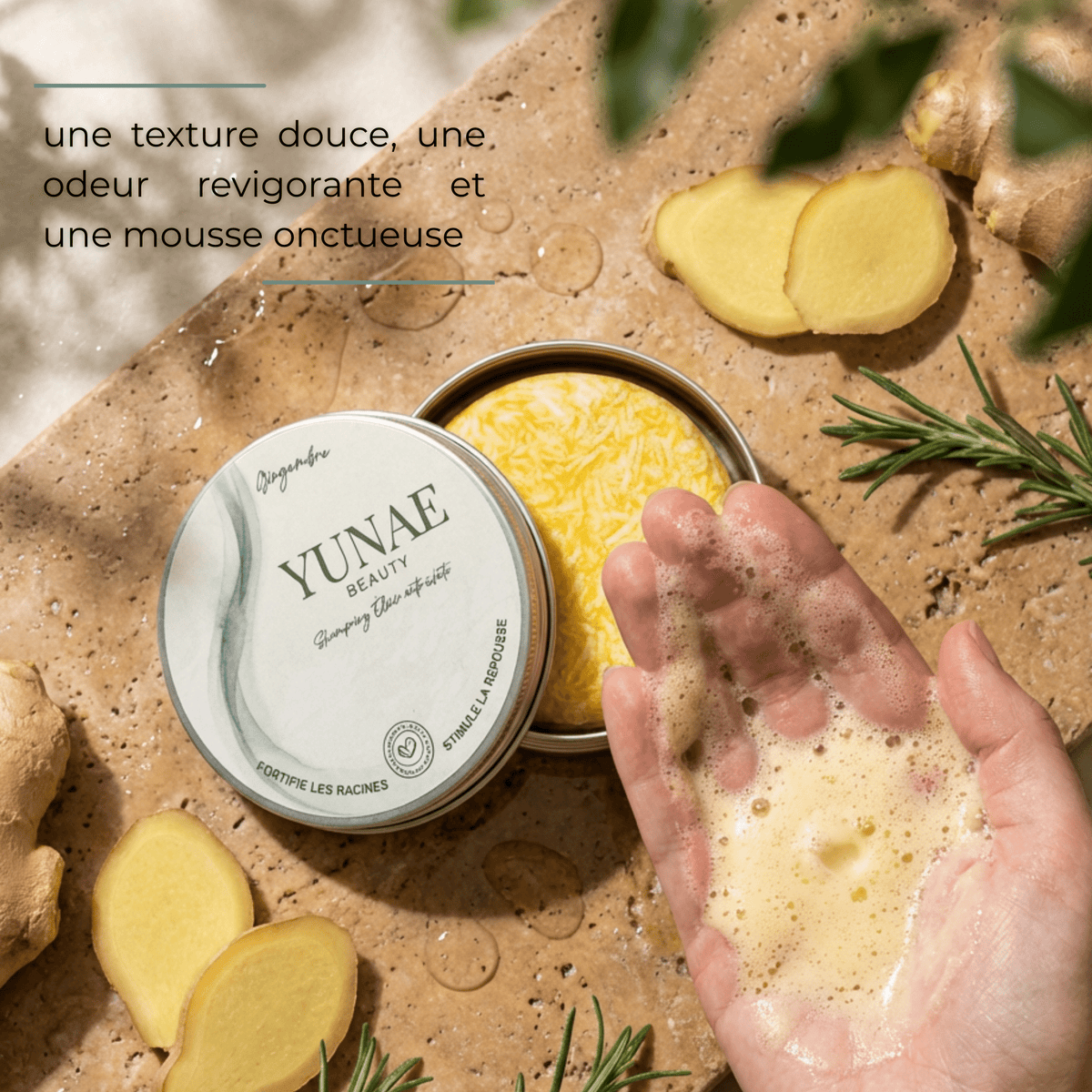 Shampoing Solide Anti - Chute — Élixir Concentré - Yunae Beauty CH
