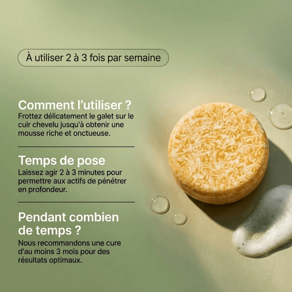 Shampoing Solide Anti - Chute — Élixir Concentré - Yunae Beauty CH