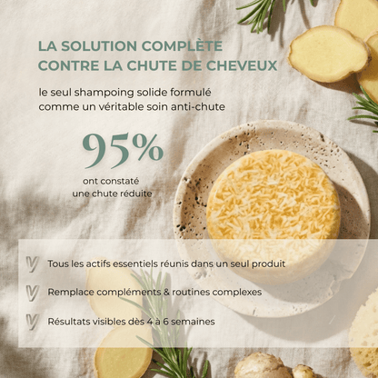 Shampoing Solide Anti - Chute — Élixir Concentré - Yunae Beauty CH