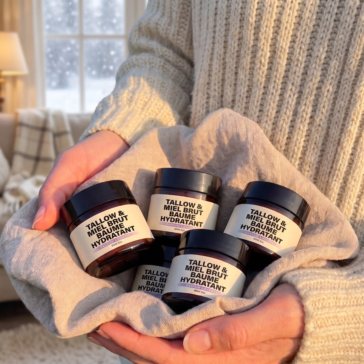 Tallow & Miel Brut Baume Hydratant - Yunae Beauty CH