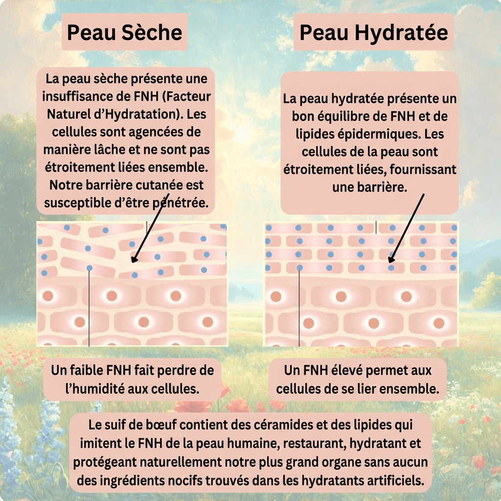 Tallow & Miel Brut Baume Réparateur - Yunae Beauty CH
