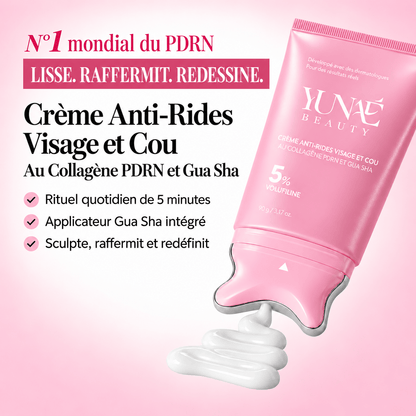 Yunaé Crème Anti-Rides Visage et Cou au Collagène PDRN et Gua Sha - Yunae Beauty CH
