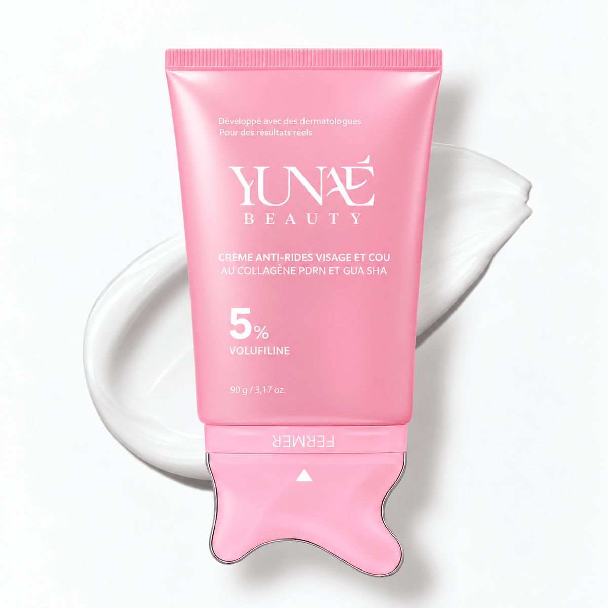 Yunaé Crème Anti-Rides Visage et Cou au Collagène PDRN et Gua Sha - Yunae Beauty CH