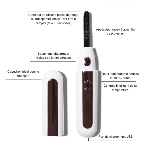 YUNAE CURLER™ Recourbe - cils chauffant - Yunae Beauty CH